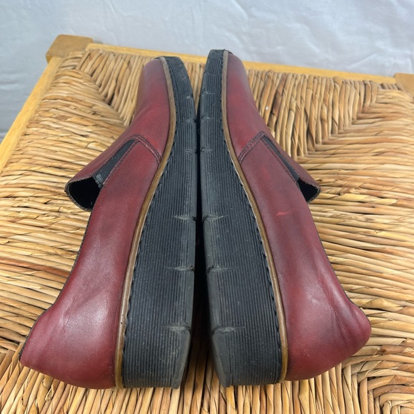 Rieker Oxblood Leather Penny Loafers Sz 39 - Picture 7 of 11